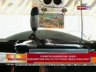 BT: Pampasaherong jeep, kinabitan ng CCTV para iwas-holdap