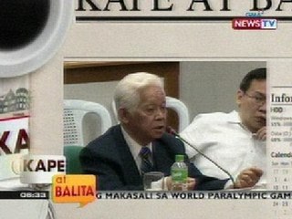 KB: Comelec chair Brillantes, nainis sa panay pagpuna raw sa kanilang paghahanda sa Eleksyon 2013