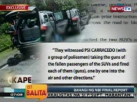 KB: Resulta ng imbestigasyon ng NBI sa Atimona shootout, naktakdang isumite kay PNoy ngayong araw