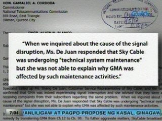 UB: GMA Network, naghain na ng reklamo sa NTC kaugnay sa naging problema sa signal sa Sky Cable