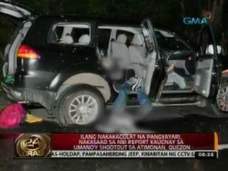 Ilang nakakagulat na pangyayari, nakasaad sa NBI Report kaugnay sa umano'y shootout sa Atimonan