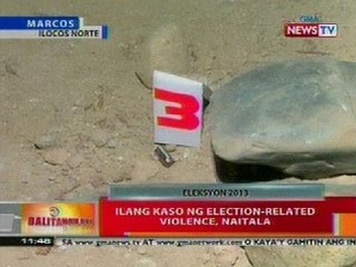 BT: Ilang kaso ng election-related violence, naitala