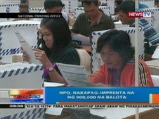 NTG: Mga balota, sumasailalim na sa validation ng PCOS machines
