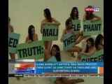 Ilang modelo't, nag-nude protest para ilipat sa sanctuary sa Thailand ang elepanteng si 'Mali'