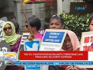 UB: TRO vs. pagpapatupad ng anti-cybercrime law, pinalawig ng Korte Suprema