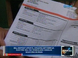 Saksi: Bill deposit update, dagdag-bayarin sa electric bill na sisimulang singilin ngayong buwan
