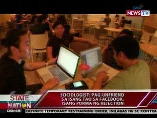 SONA: Pag-unfriend sa isang tao sa FB, may seryosong epekto, ayon sa isang pag-aaral