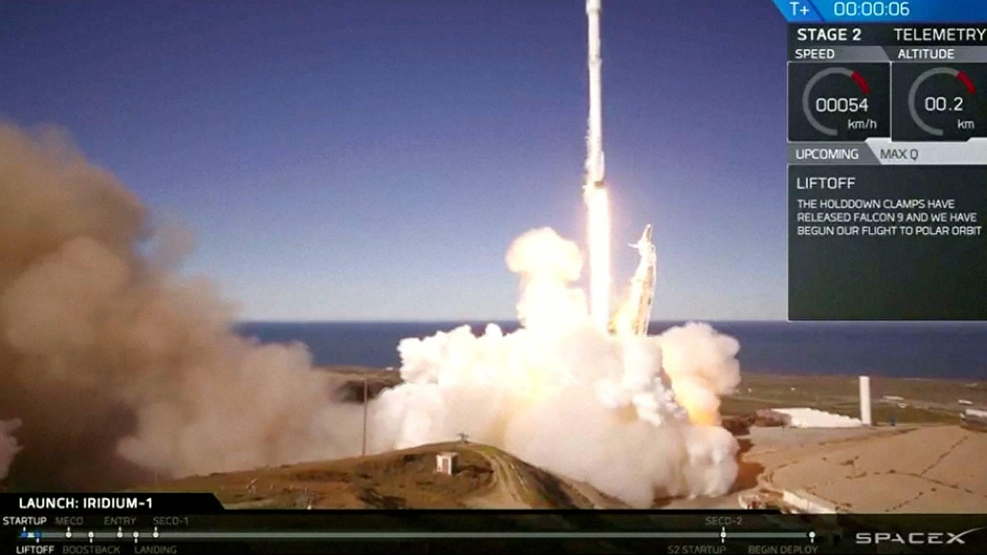 SpaceX rocket successfully takes flight