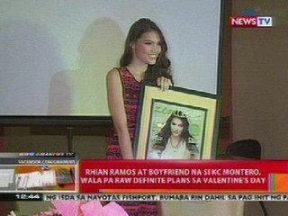 BT: Rhian Ramos at KC Montero, wala pang definite plans sa Valentine's day