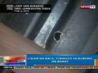 NTG: Ligaw na bala, tumagos sa bubong ng bahay sa Taguig