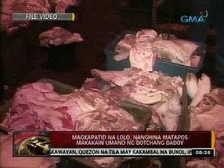 24 Oras: Magkapatid na lolo, nanghina matapos makakain umano ng botchang baboy