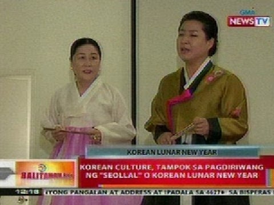 BT: Korean Culture, tampok sa pagdiriwang ng 'Seollal' o Korean Lunar New Year