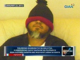 2 mambabatas sa Malaysia, kumbinsidong dapat harapin ni Amalilio ang mga kaso niya sa Pilipinas