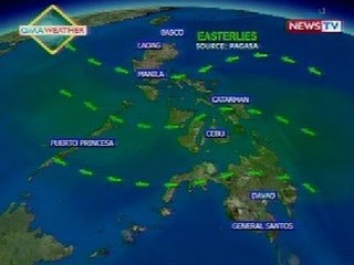 KB: Mainit na hangin galing sa Pacific Ocean, patuloy ang pag-iral