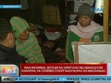 UB: Mga informal settler na apektado ng sa Payatas, sa covered court nagpalipas ng magdamag
