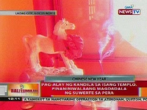 BT: Pag-alay ng kandila sa isang templo sa Ilocos Norte, magdadala ng suwerte sa pera