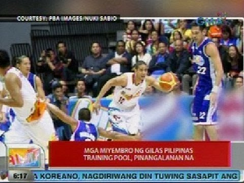 UB: Mga miyembro ng Gilas Pilipinas training pool, pinangalanan na