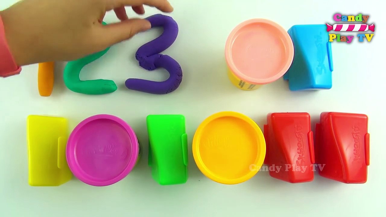 Learn Numbers 1 to 10 with Play-Doh and Kinetic Sand | Learn to Count 1-10 | Counting for Kids Child