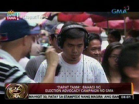 24 Oras: Dapat Tama, bahagi ng Election Advocacy Campaign ng GMA