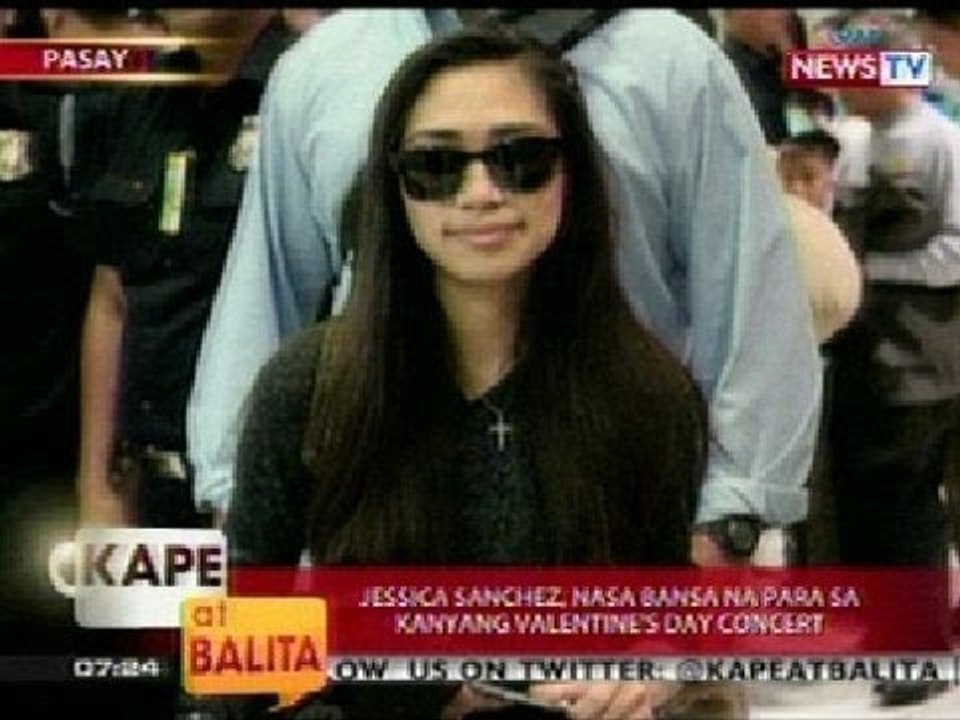 KB: Jessica Sanchez, nasa bansa para sa kanyang Valentine's Day concert