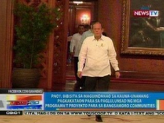 NTG: PNoy, bibisita sa kampo ng MILF ngayong araw