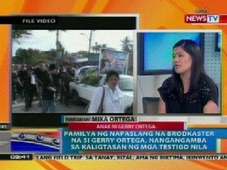 NTG: Panayam kay Mika Ortega, anak ni Gerry Ortega (Feb. 11, 2013)