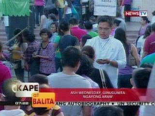 KB: Ash Wednesday, ginugunita ngayong araw