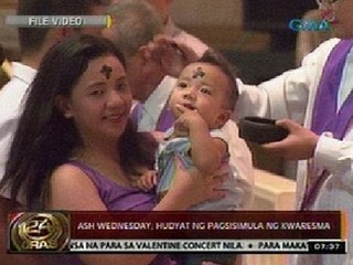 24Oras: Ash Wednesday, hudyat ng pagsisimula ng Kwaresma