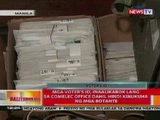 Download Video: BT: Mga voter's ID, inaalikabok lang sa COMELEC office dahil hindi kinukuha ng mga botante