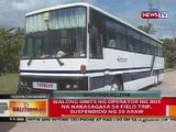 BT: 8 units ng operator ng bus na nakasagasa sa field trip, suspendido ng 30 araw