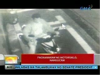 UB: Pagnanakaw ng motorsiklo, nahulicam (Nueva Ecija)