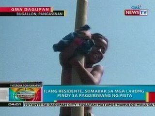 BP: Ilang residente, sumabak sa mga larong pinoy sa pagdiriwang ng pista sa Bugallon, Pangasinan