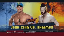 WWE 2k16 Gameplay Xbox 360 - John Cena vs Sheamus
