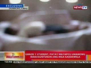 BT: Grade 1 student sa Capiz, patay nang makasuntukan ang mga kaeskwela