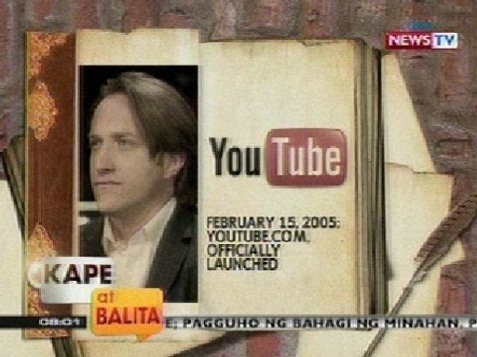 KB: Panghimagas: Feb. 15, 2005: YouTube.com officially launched