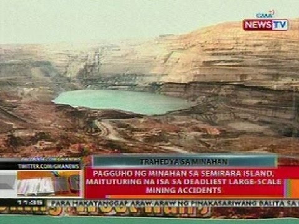 BT: Pagguho ng minahan sa Semirara Island, isa sa deadliest large-scale mining accidents