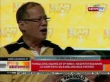 BT: Pangulong Aquino at VP Binay, nagpatutsadahan sa kampanya ng kanilang mga partido