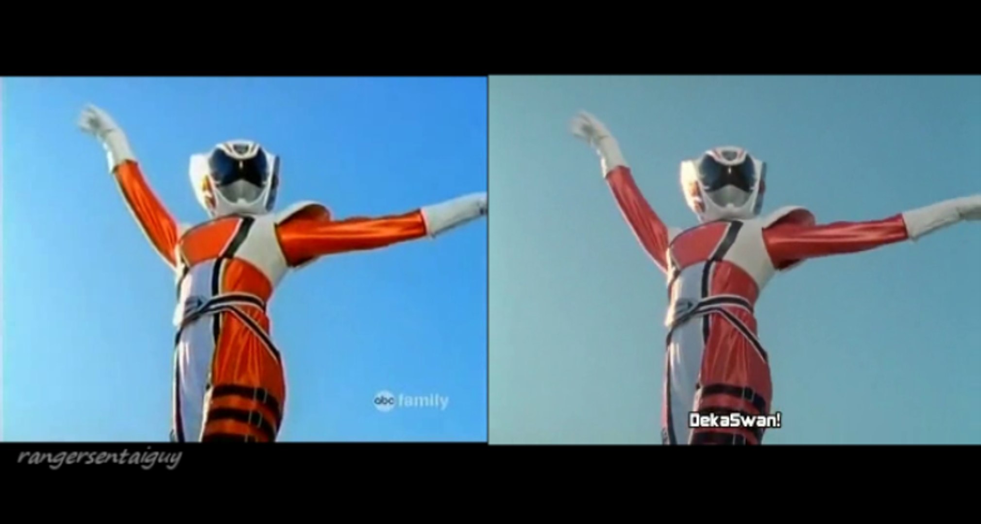 Power Rangers SPD Kat Ranger First Appearance Split Screen (PR and Sentai  version) - video Dailymotion