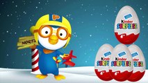 Surprise Eggs!!! Pororo Пингвиненок Пороро новый мультик Киндер сюрприз и другие мультики!!!Малышк