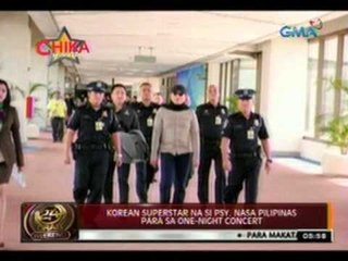 24 Oras: Korean superstar na si Psy, nasa Pilipinas para sa one-night concert