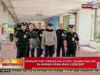 BT: Korean pop singer na si Psy, dumating na sa bansa para mag-concert