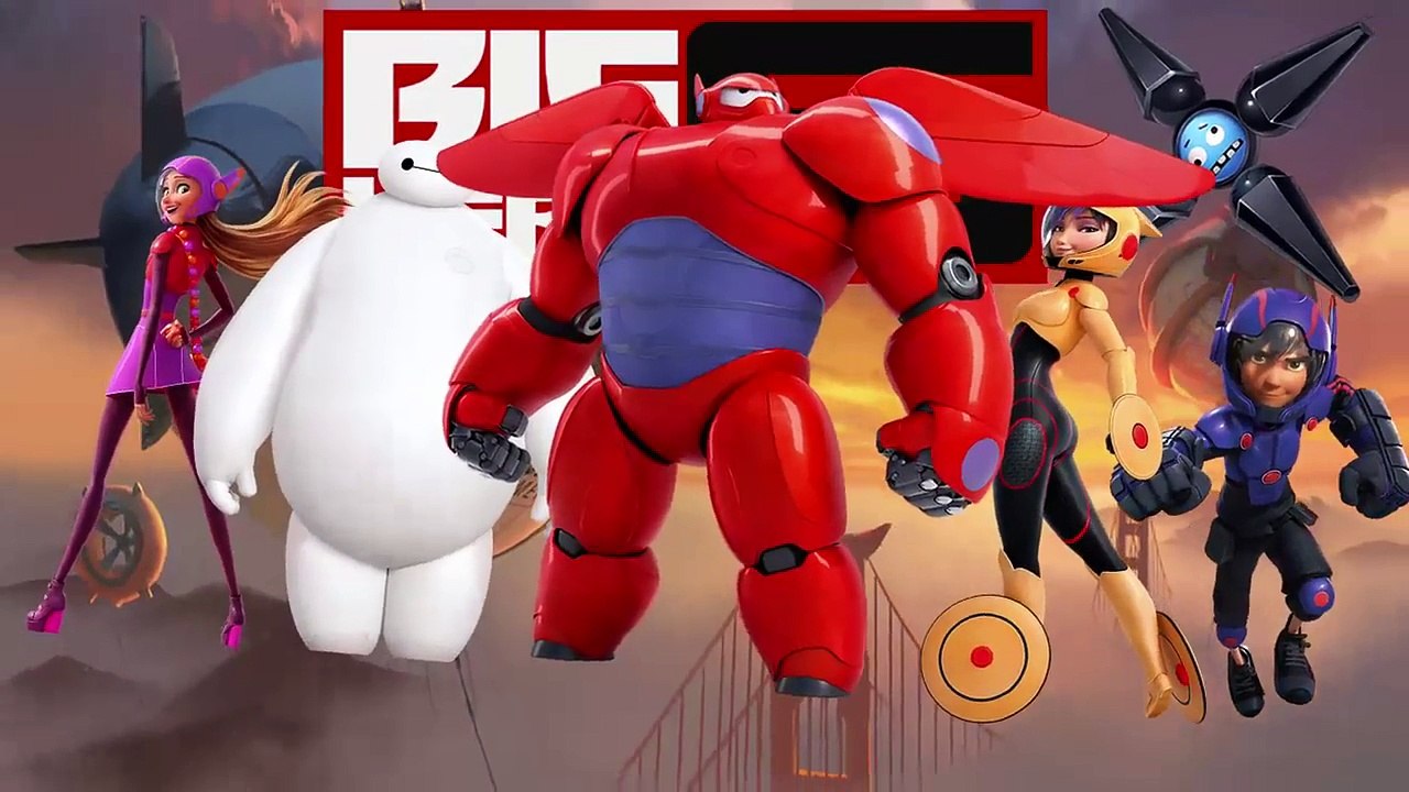 Big Hero 6 new Finger Family | Nursery Rhyme for Children | 4K Video