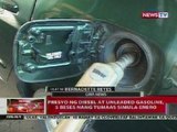 QRT: Presyo ng diesel at unleaded gasoline, 5 beses nang tumaas simula Enero