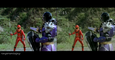 Power Rangers Mystic Force Red  Ranger vs Koragg Split Screen (PR and Sentai version)