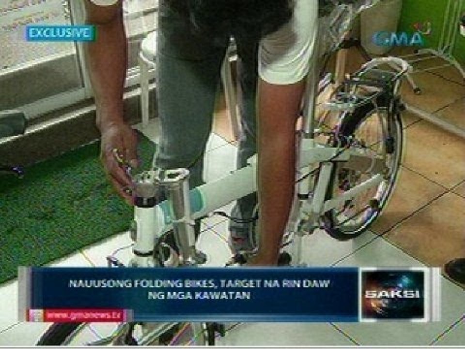 Saksi: Folding bikes, target na rin daw ng mga magnanakaw