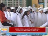 UB: DepEd, muling nagpaalalang bawal mangolekta ng graduation fee