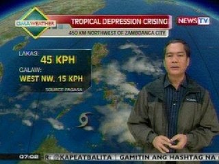 KB: Update sa Bagyong Crising as of 7:02 a.m. (Feb. 21, 2013)