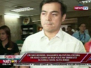 SONA: Isko Moreno, nagsampa ng patung-patong na kaso vs. mga pulis na umaresto sa kanila