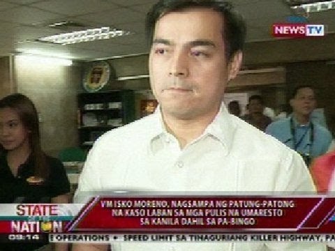SONA: Isko Moreno, nagsampa ng patung-patong na kaso vs. mga pulis na umaresto sa kanila