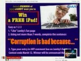 Saksi: Jamby, kinumpirmang kanya ang FB account na may pa-contest na gadget ang premyo